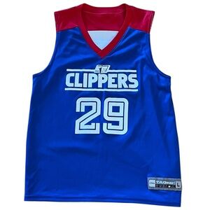 Tagear Los Angeles LA Clippers NBA Basketball Sleeveless Blue & Red 29 Jersey